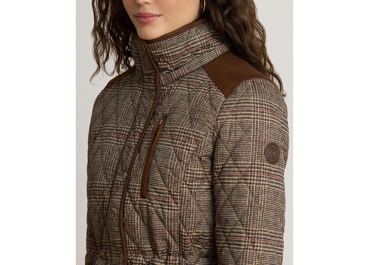 Petite Hooded Quilted Anorak Coat