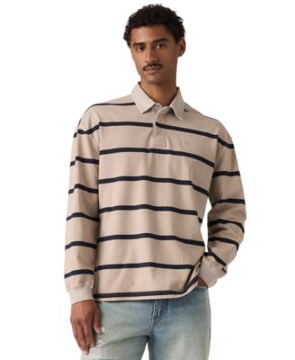 Men's Union Rugby Long-Sleeve Polo Shirt