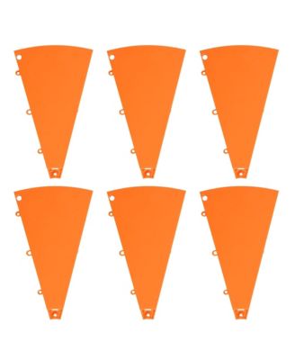 6 Pcs Prize Wheel Panels Dry Erase Orange for 24" Modular Prize Wheel