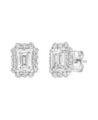 IGI Certified Lab-Grown Diamond Stud Earrings (2 ct. t.w.) in 14k White Gold