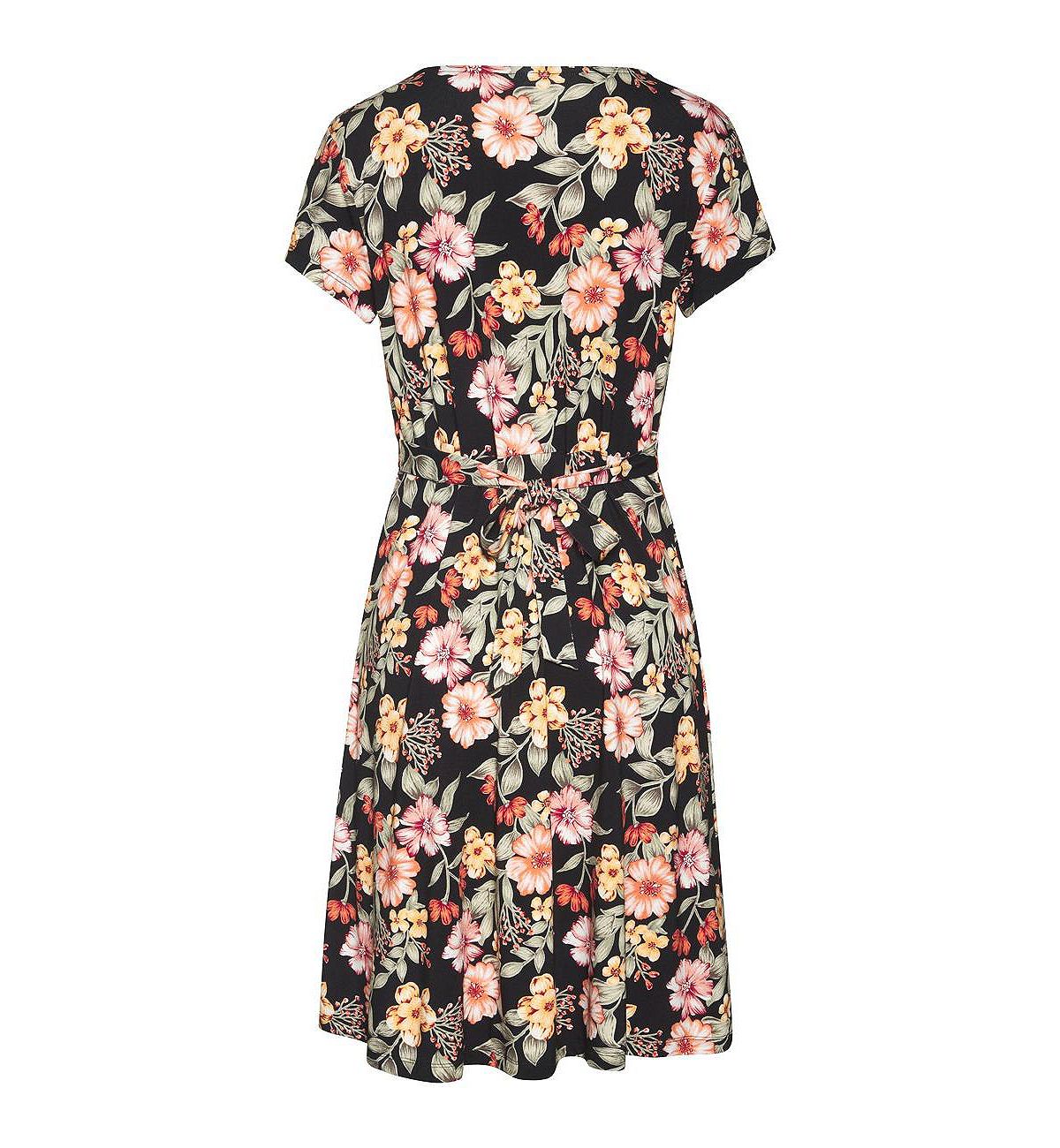 LASCANA Women's Floral Short Sleeve Dress view 5 — MAYCSS fashion products