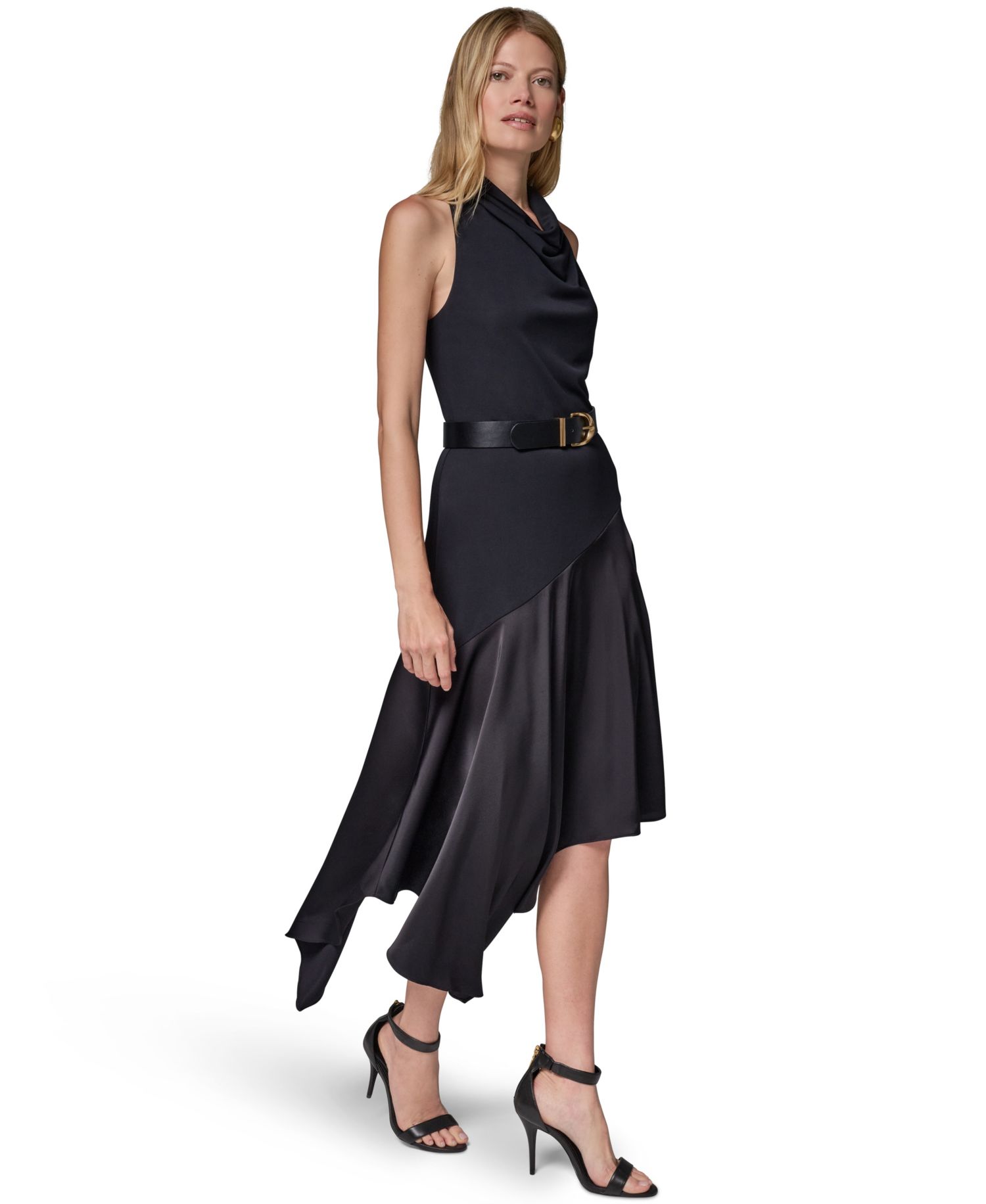 Women's Jersey High-Low Fit & Flare Dress