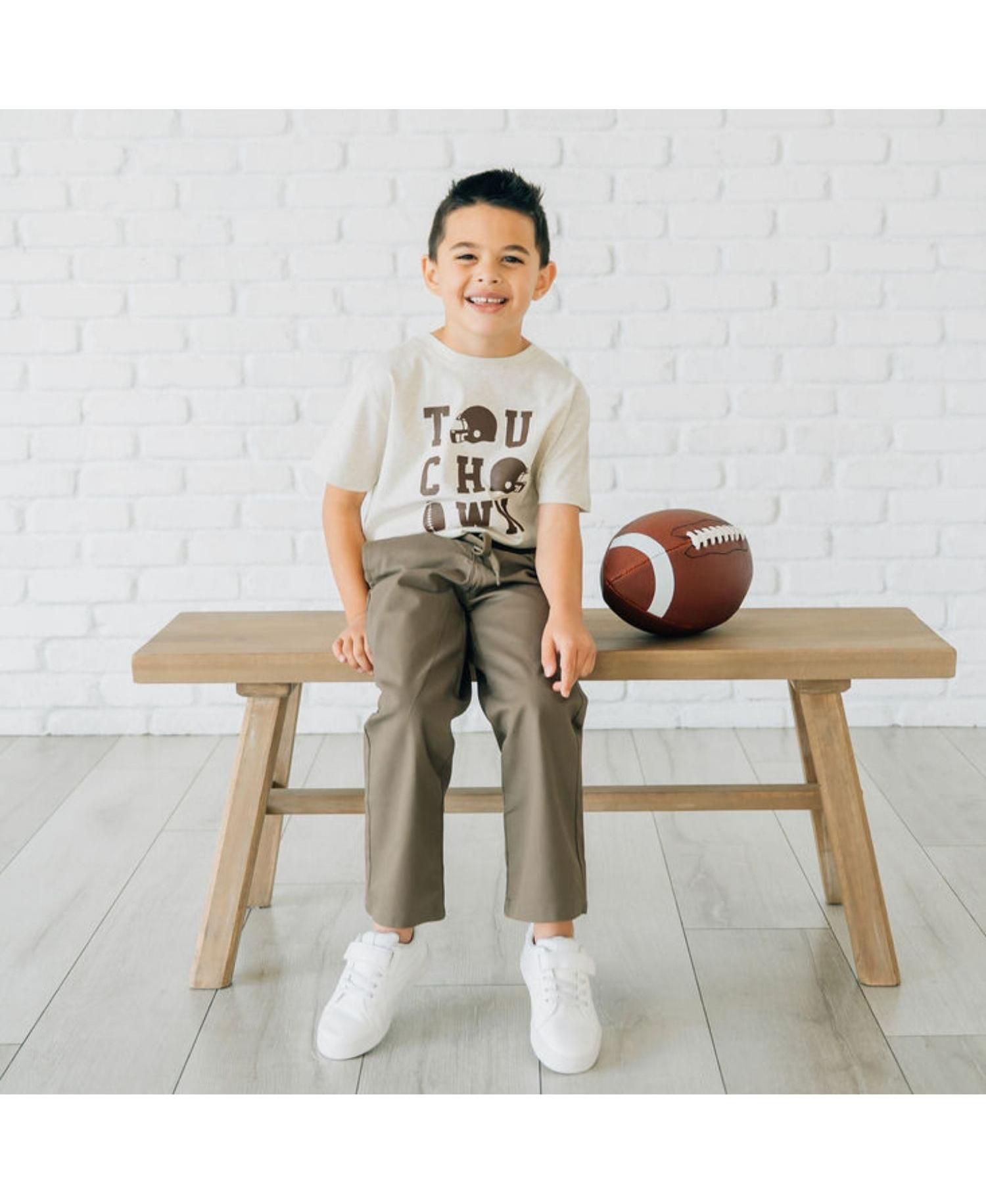 Baby Boys Touchdown Grid Short Sleeve T-Shirt