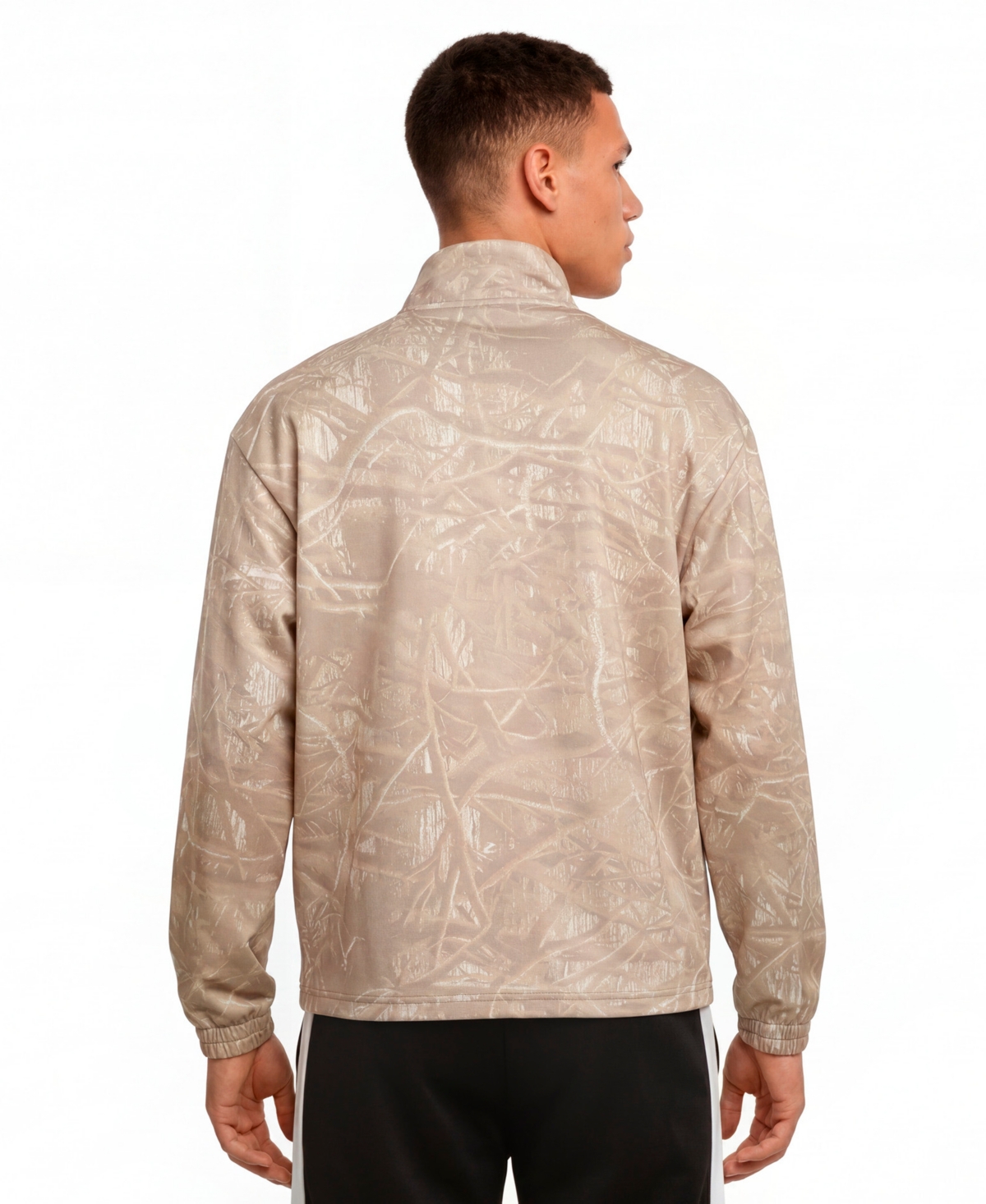 Puma Men's Camo Graphic Half-Zip T-Shirt
