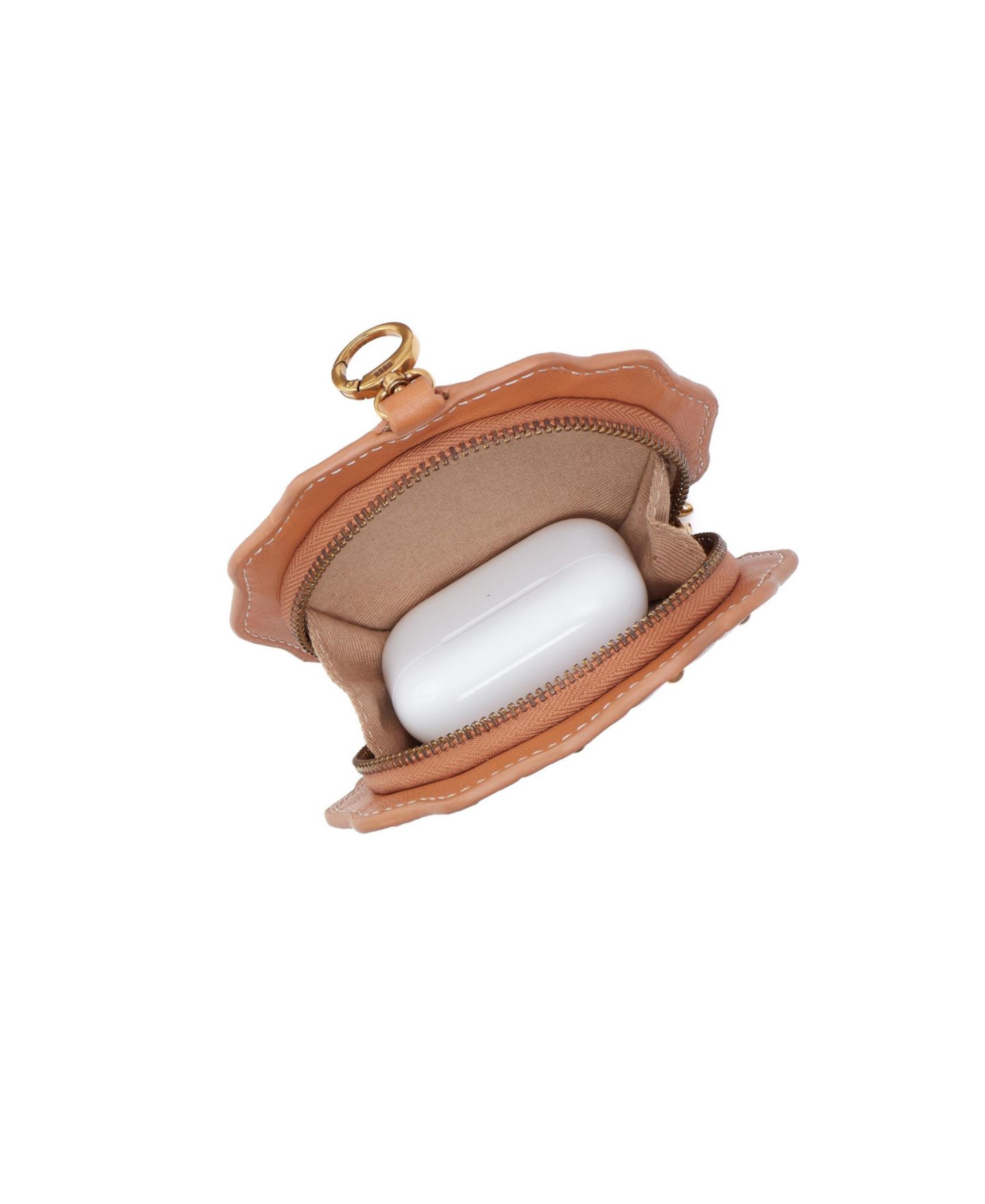 Женская сумка HOBO Seashell Clip Pouch, цвет: Тёплый кешью — фото 3
