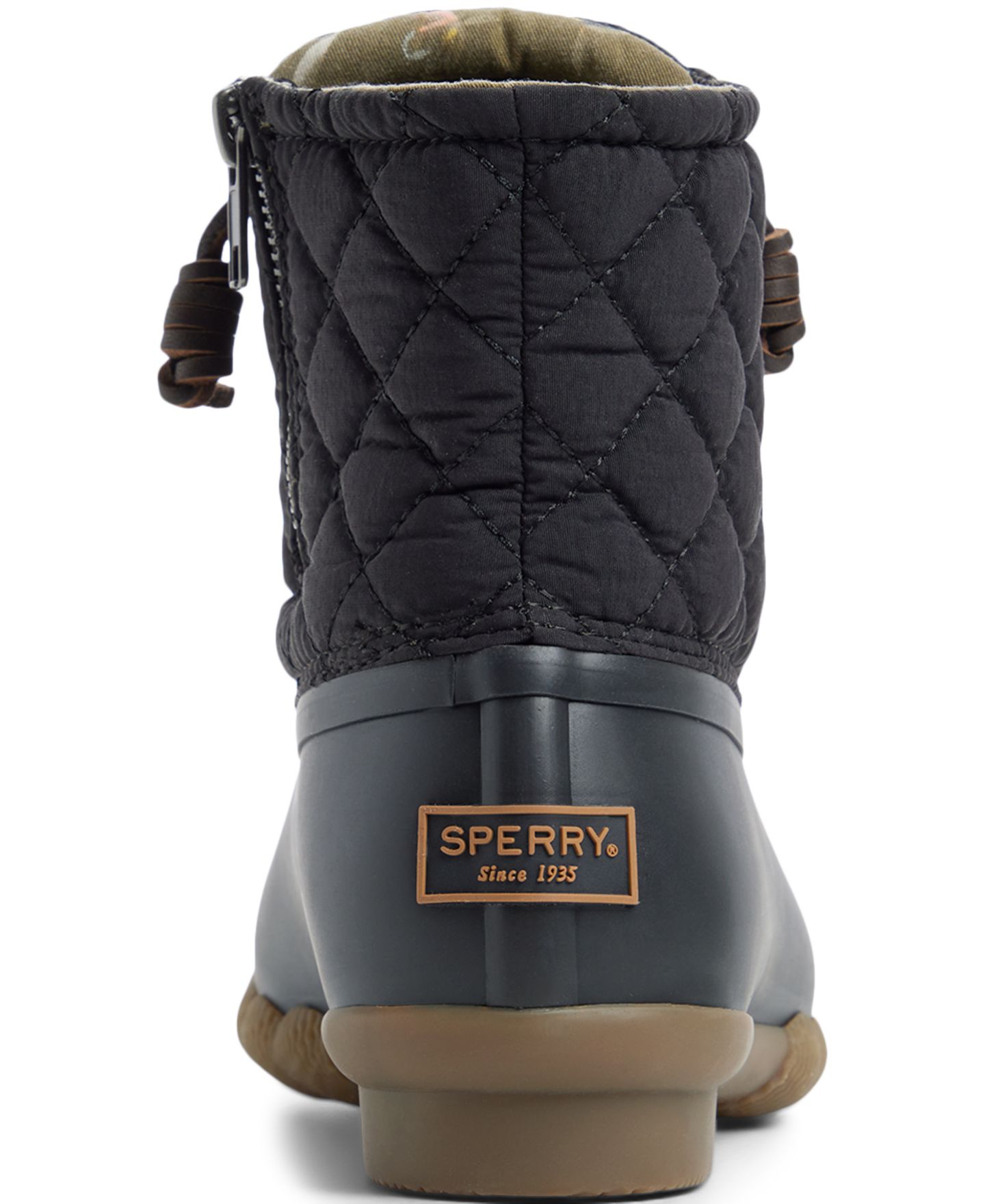 Женские ботинки Sperry Saltwater Duck Booties, цвет: Чёрный — фото 3