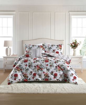 Christmas Trimmings 4-Piece Comforter Set, King