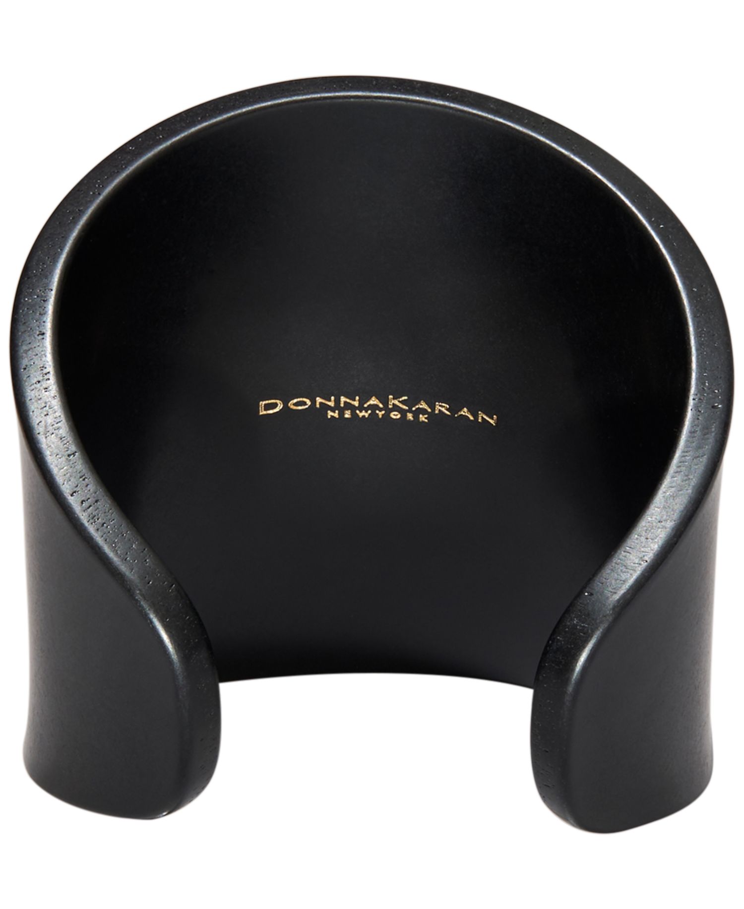 Black-Tone Resin Cuff Bracelet