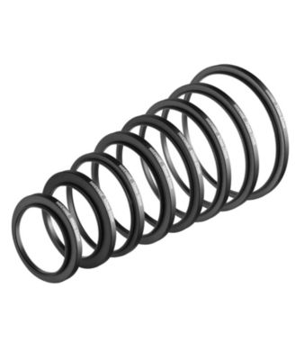 Aircraft-Grade Aluminum 8-Piece Step-Up Adapter Ring Set