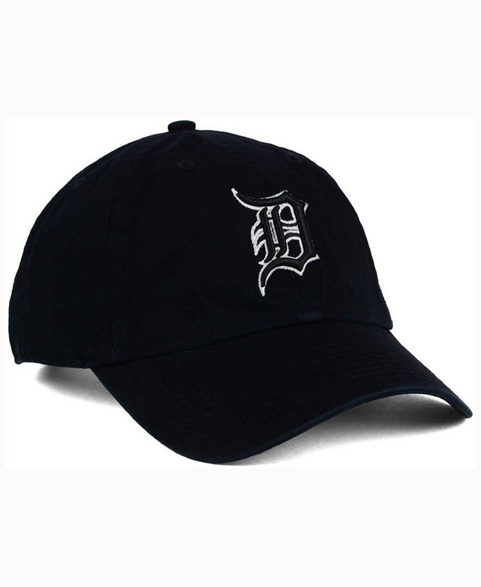 '47 Brand Detroit Tigers Black White Clean Up Cap - Macy's