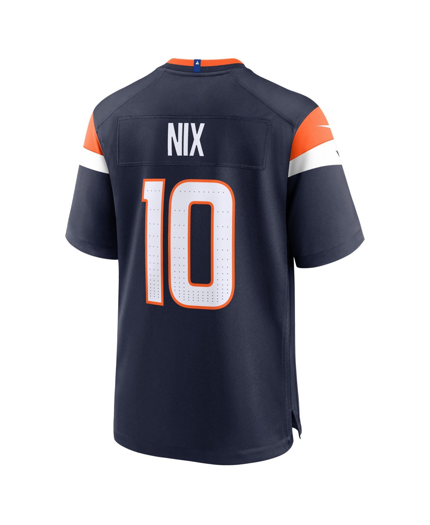 Men's Bo Nix Navy Denver Broncos Alternate Game Jersey