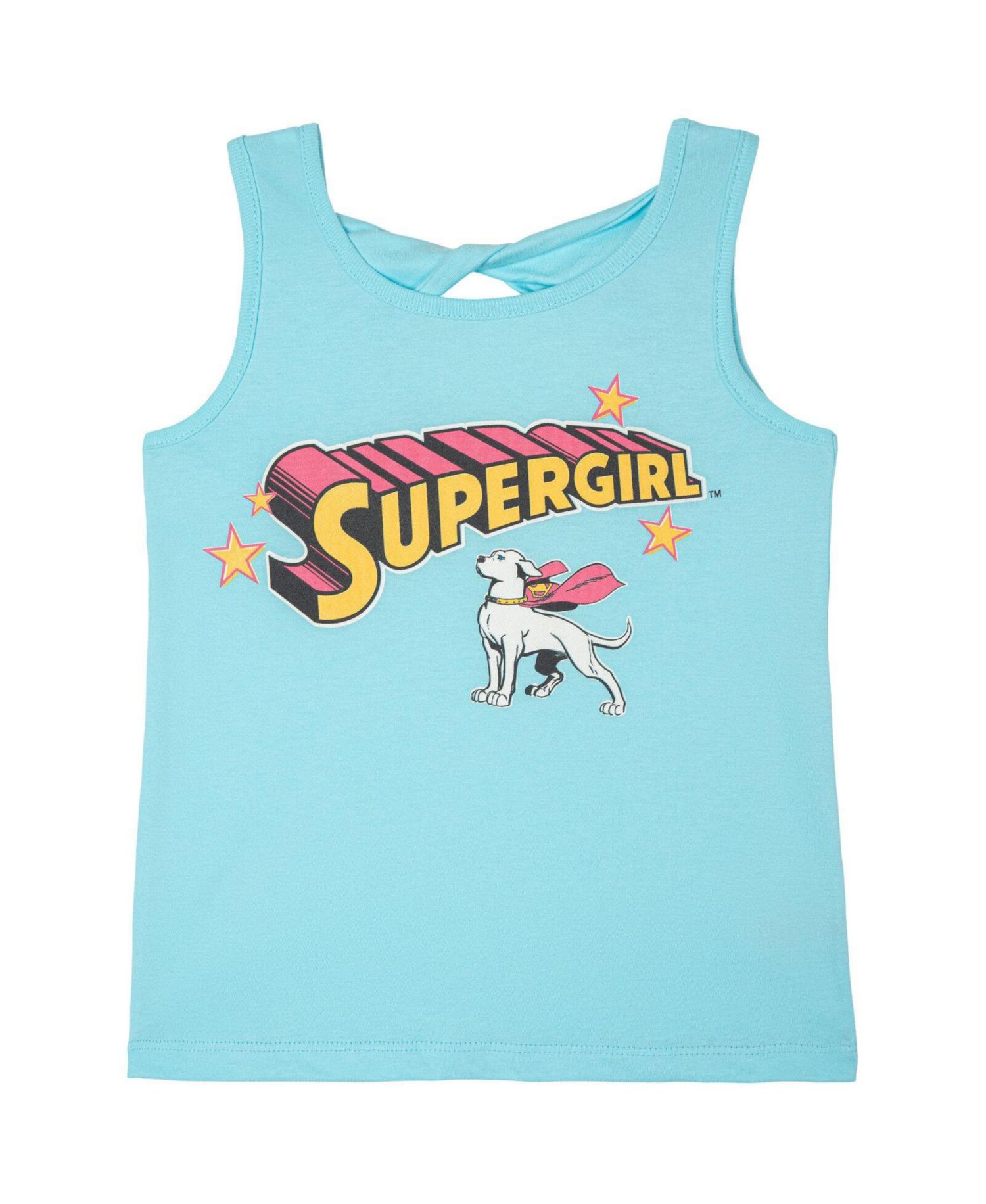 Supergirl Girls (5T- 16T) Athletic Tank Top and Shorts Set