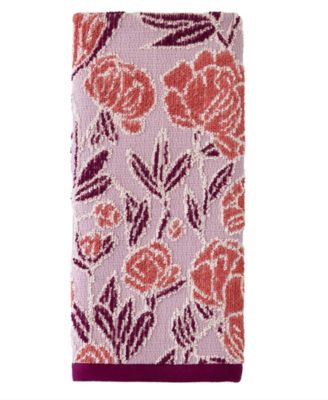 Gianna Floral Jacquard Hand Towel, 20" x 30"