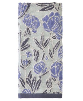 Gianna Floral Jacquard Hand Towel, 20" x 30"