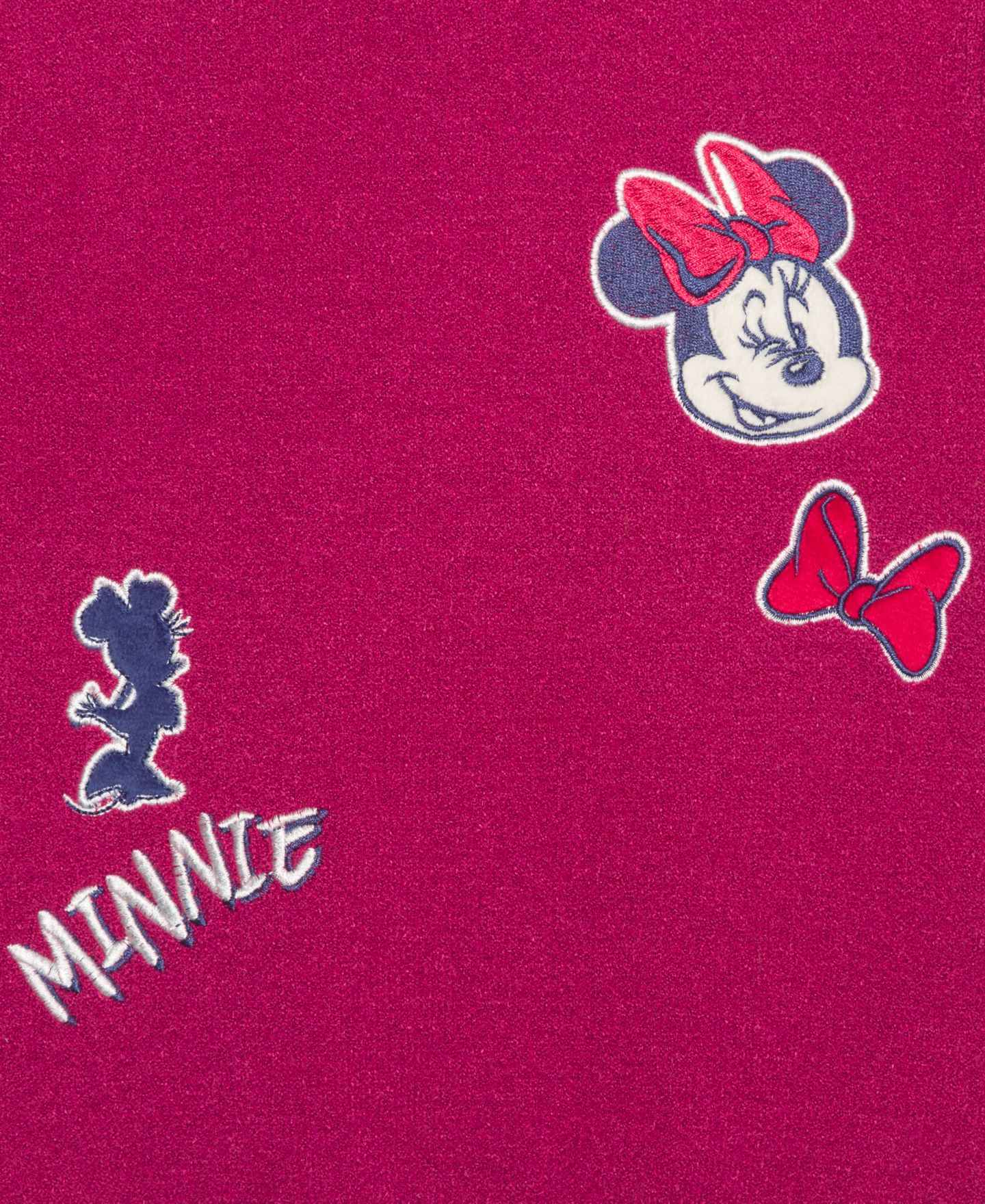 Детский комплект Disney Minnie Mouse: свитер и юбка в стиле варсити, 2T-6X, цвет: Бордовый — фото 7
