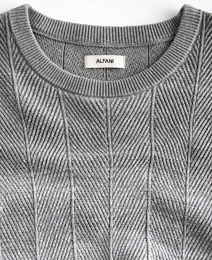 Men's Herr Cotton Gradient-Stripe Crewneck Sweater, Macy's Exclusive - thumbnail 8