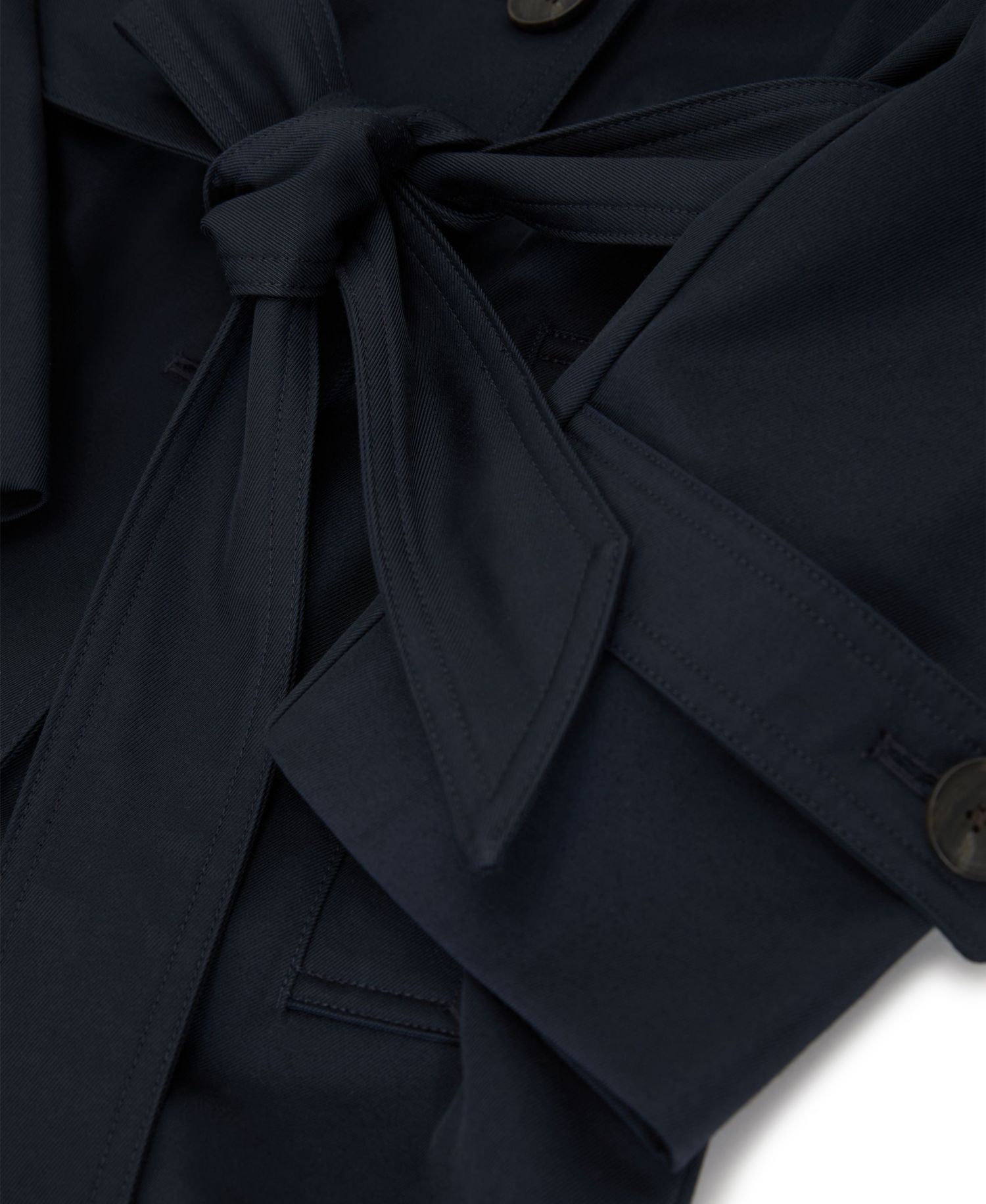 Women's Azura Hooded Double-Breasted Trench Coat