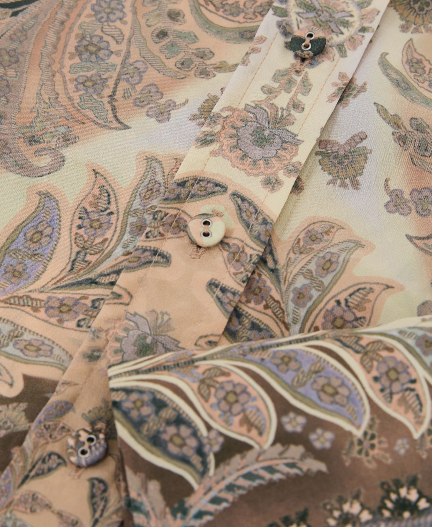 Women's Katiya Paisley-Print Long-Sleeve Collared Shirt