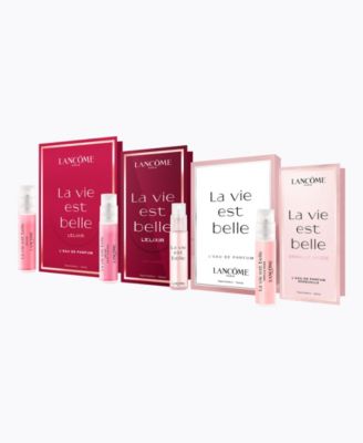 Free 4-Pc. La vie est belle sampler feat. NEW Very Cherry scent with any $150 Lanc&ocirc;me fragrance purchase!