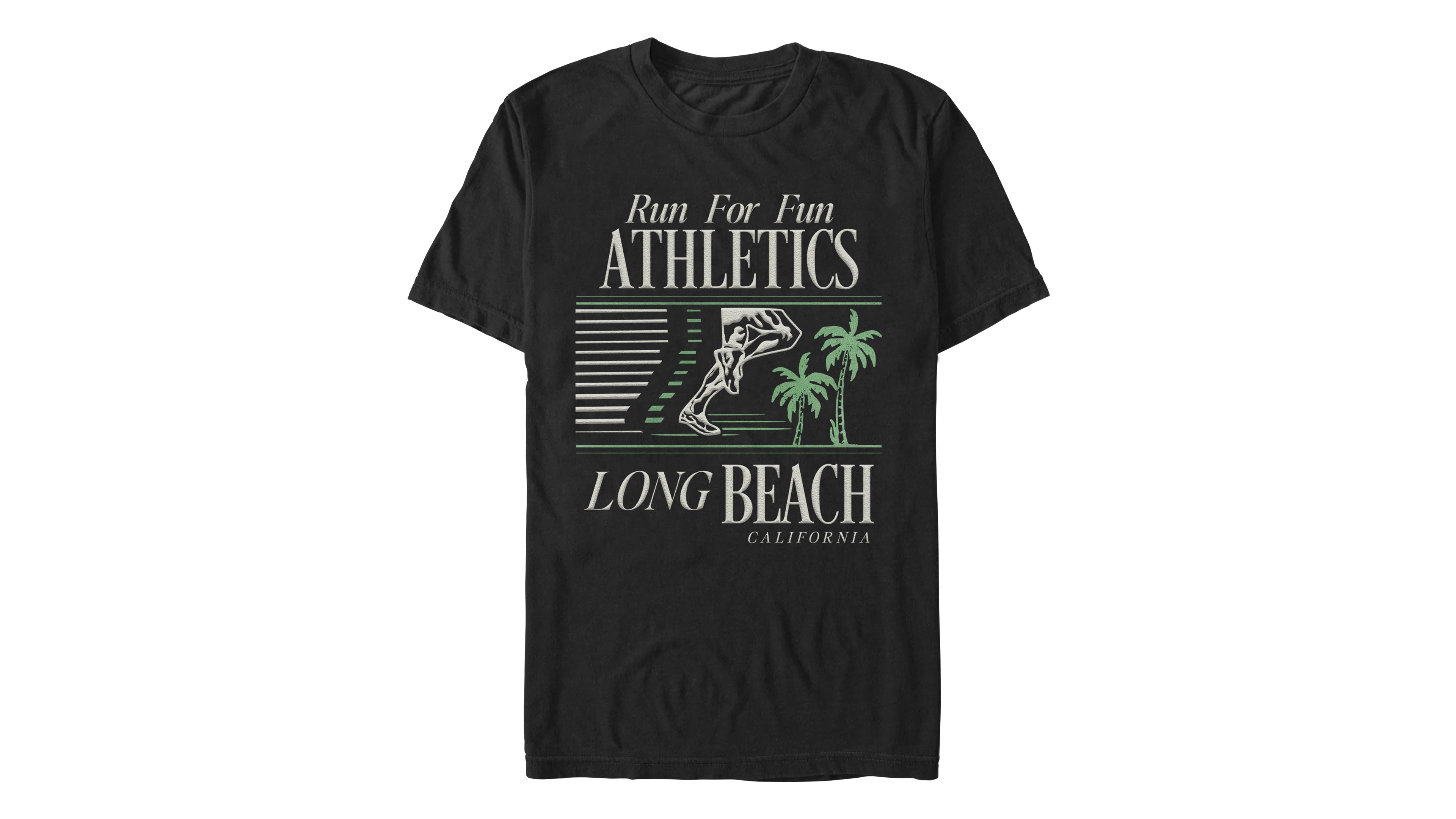 Fifth Sun Men's Generic Run Long Beach T-Shirt