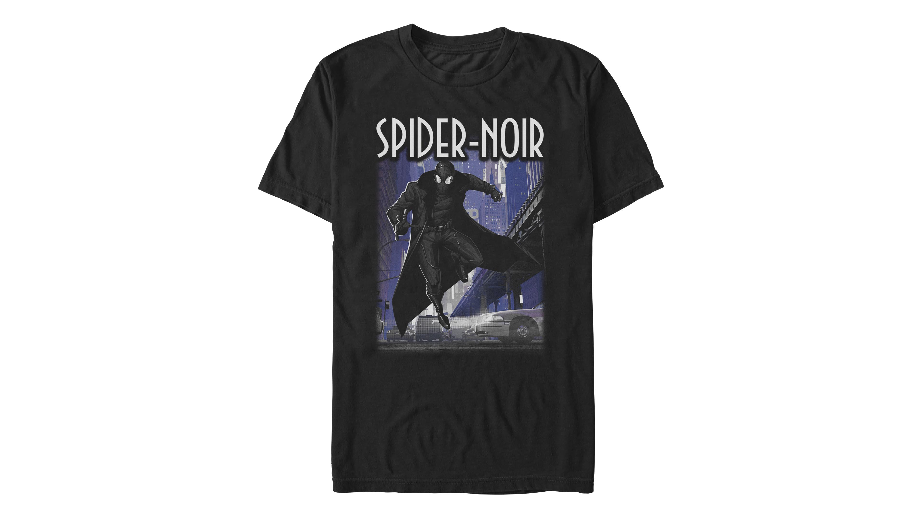 Fifth Sun Men's Spider-Man Noir City T-Shirt