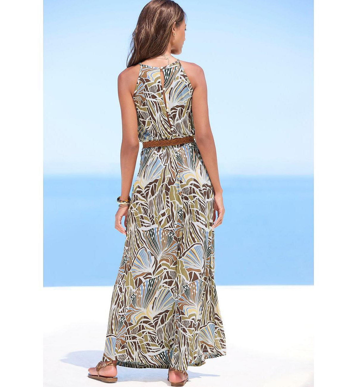 LASCANA Women's Print Maxi Dress view 3 — MAYCSS fashion products