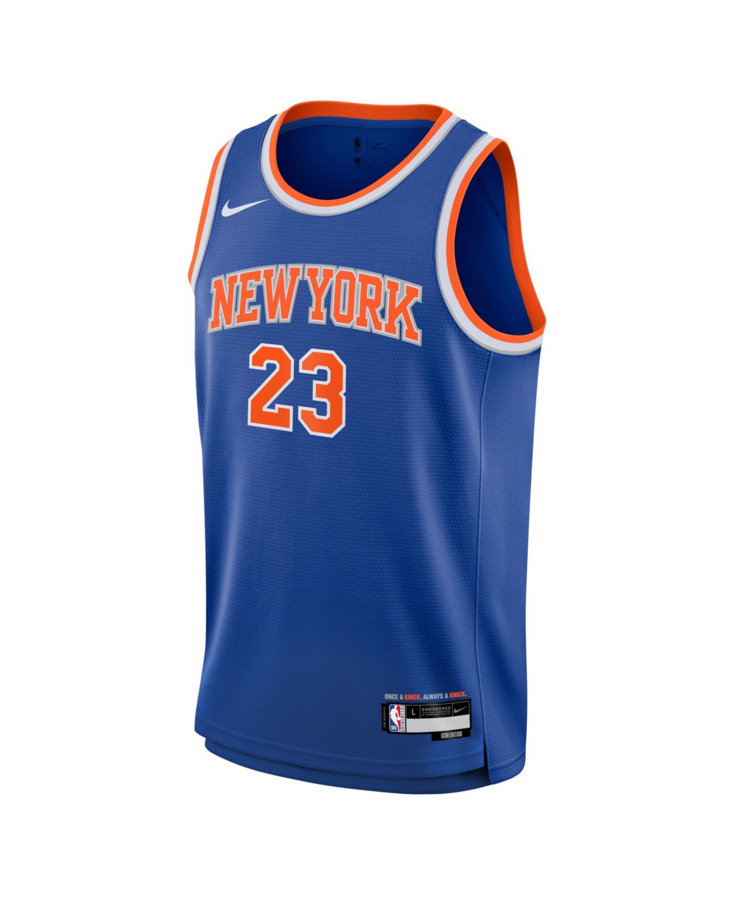Big Boys and Girls Mitchell Robinson Blue New York Knicks Swingman Icon Edition Jersey