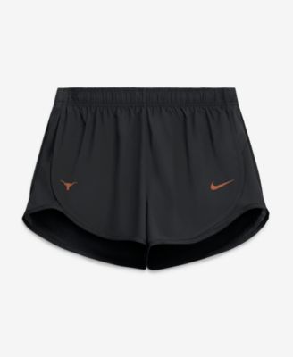 Women's Black Texas Longhorns Tempo Mid-Rise Dri-FIT Shorts