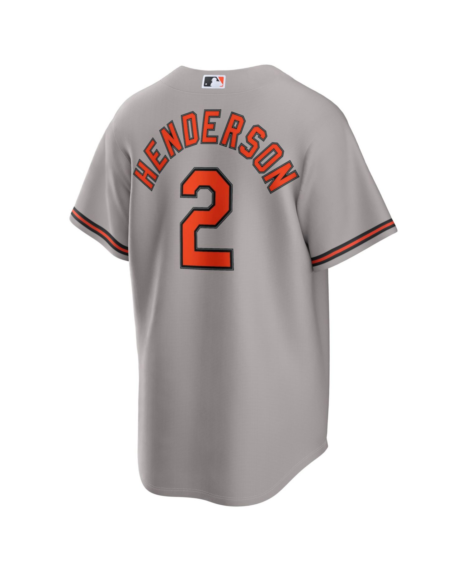 Men's Gunnar Henderson Gray Baltimore Orioles Road Replica Jersey