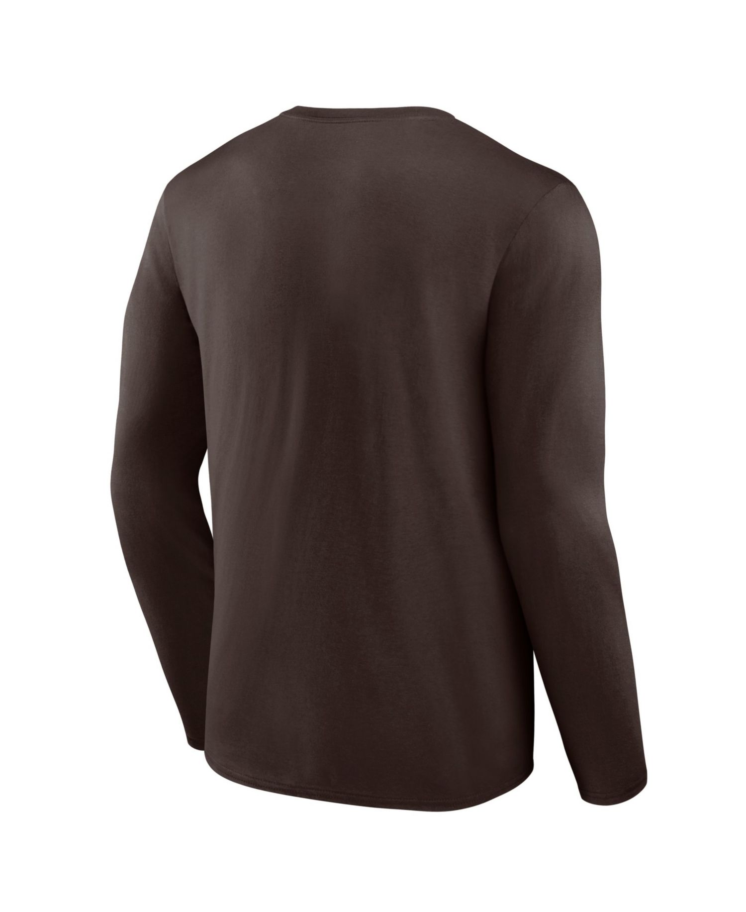 Men's Brown San Diego Padres Heart & Soul Long Sleeve T-Shirt