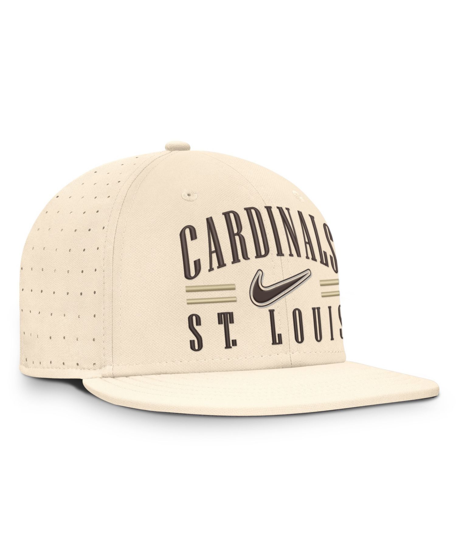 Men's Natural St. Louis Cardinals True Dri-FIT AeroBill Fitted Hat
