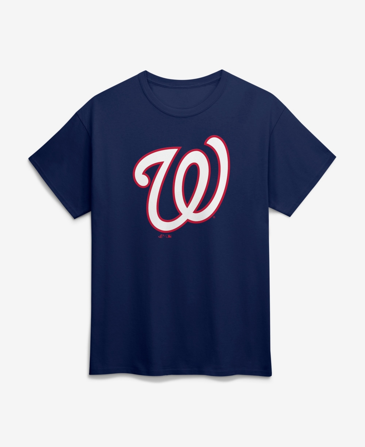 Logo Athletic Men's Navy Washington Nationals Logo T-Shirt - Navy