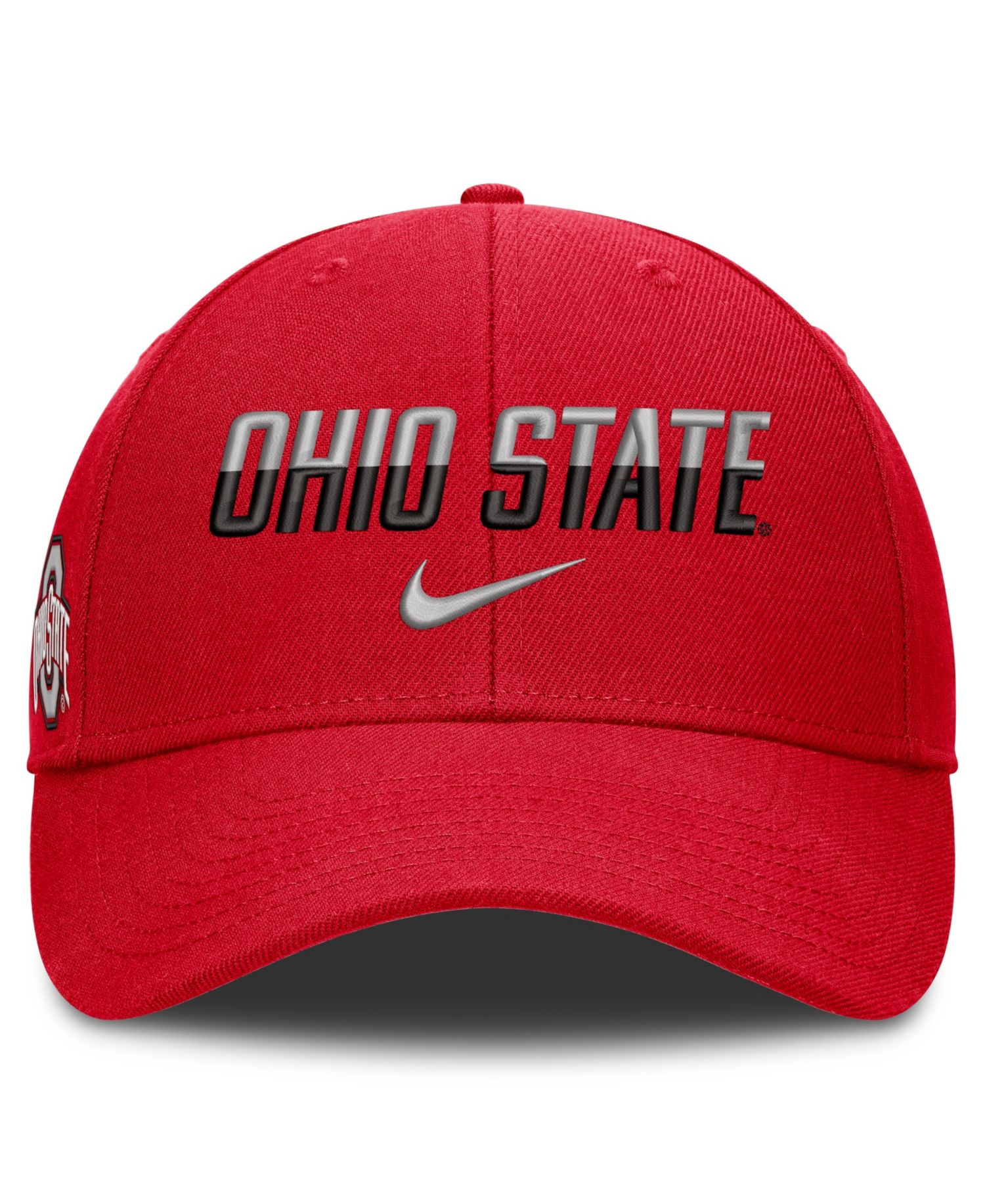 Men's and Women's Scarlet Ohio State Buckeyes 2026 On-Field Gameday Rise Adjustable Hat