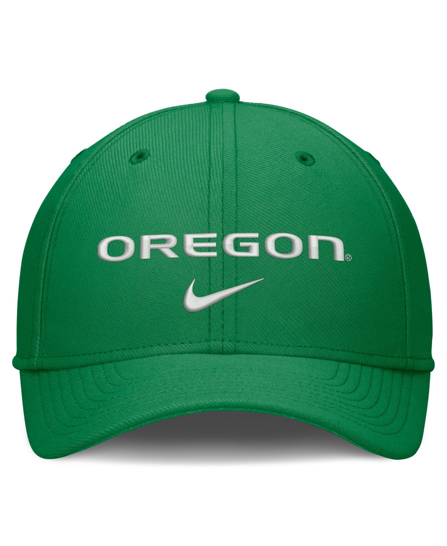 Men's Green Oregon Ducks Rise On-Field Swoosh Flex Dri-FIT Flex Hat