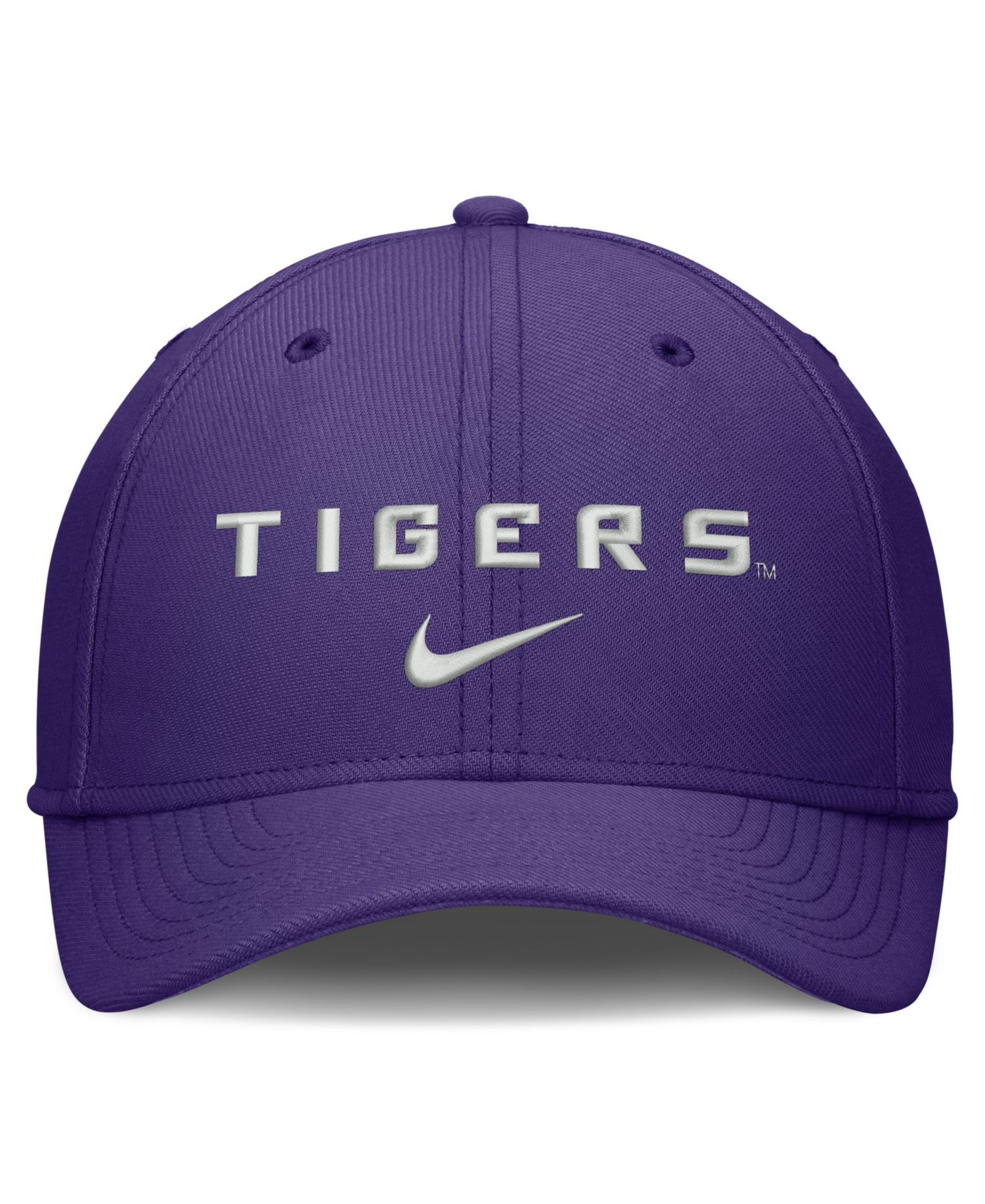 Men's Purple LSU Tigers Rise On-Field Swoosh Flex Dri-FIT Flex Hat