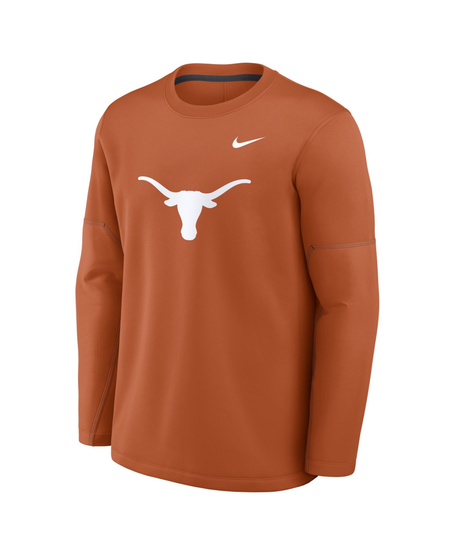 Men's Texas Orange Texas Longhorns 2026 Sideline Coaches Therma-FIT Long Sleeve Top