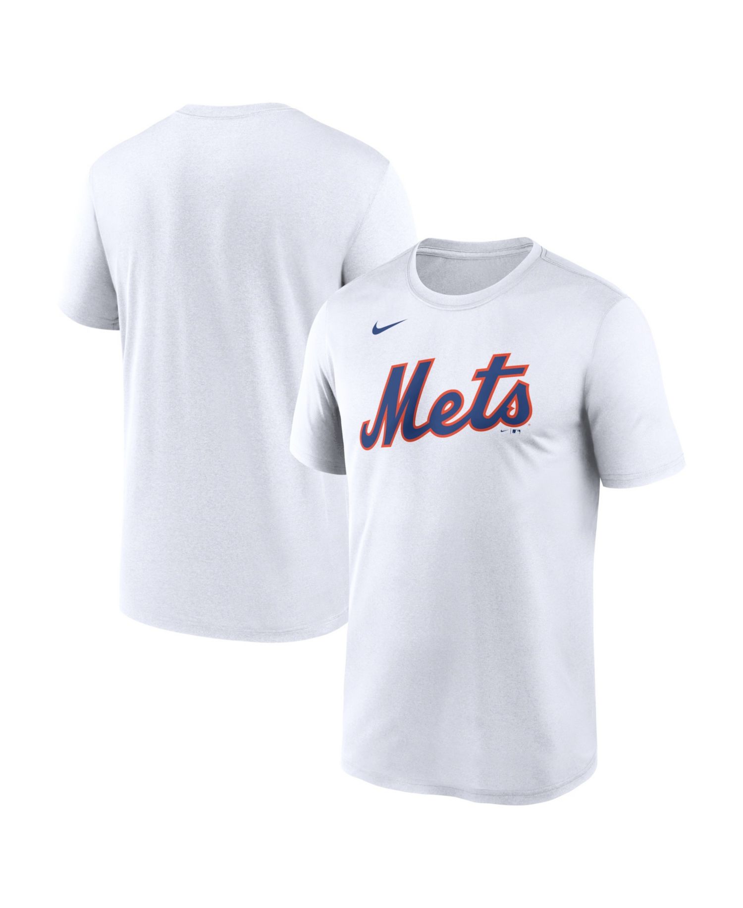 Men's White New York Mets New Legend Wordmark Dri-FIT T-Shirt