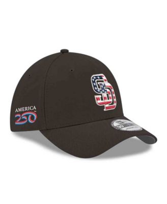 Men's Black San Diego Padres America 250 39THIRTY Flex Hat
