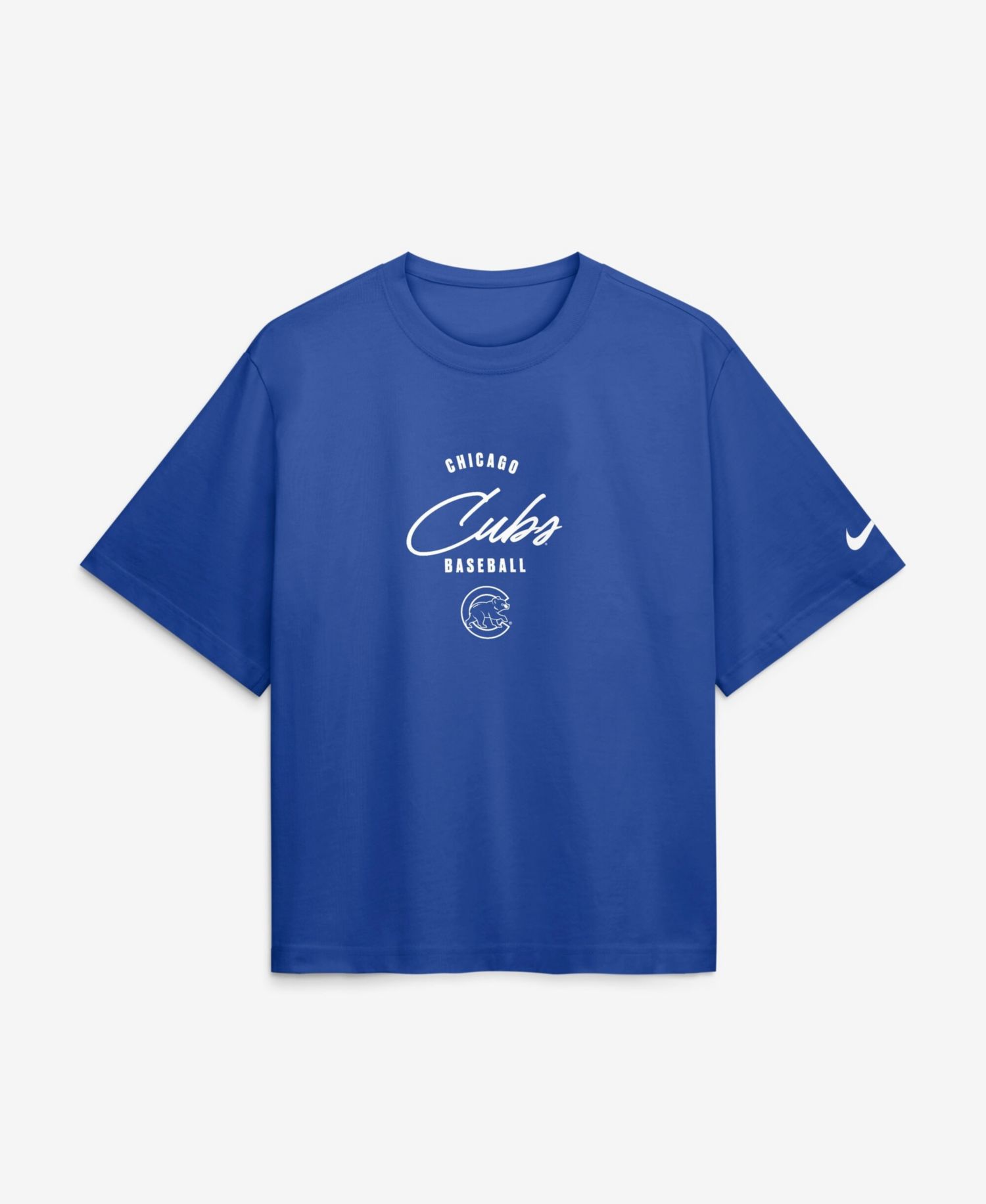 Women's Pete Crow-Armstrong Royal Chicago Cubs Premium Essentials Boxy Name & Number T-Shirt