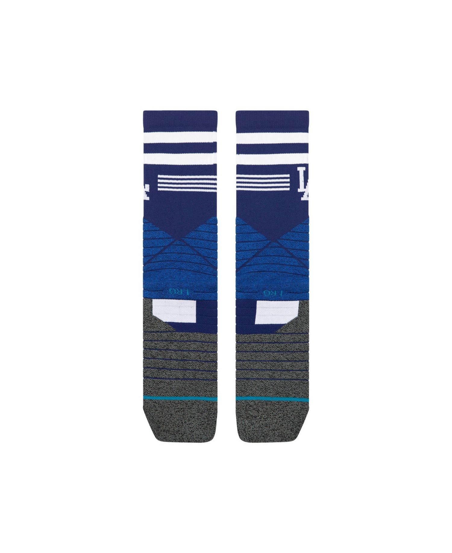 Men's and Women's Royal Los Angeles Dodgers Diamond Pro Crew Socks
