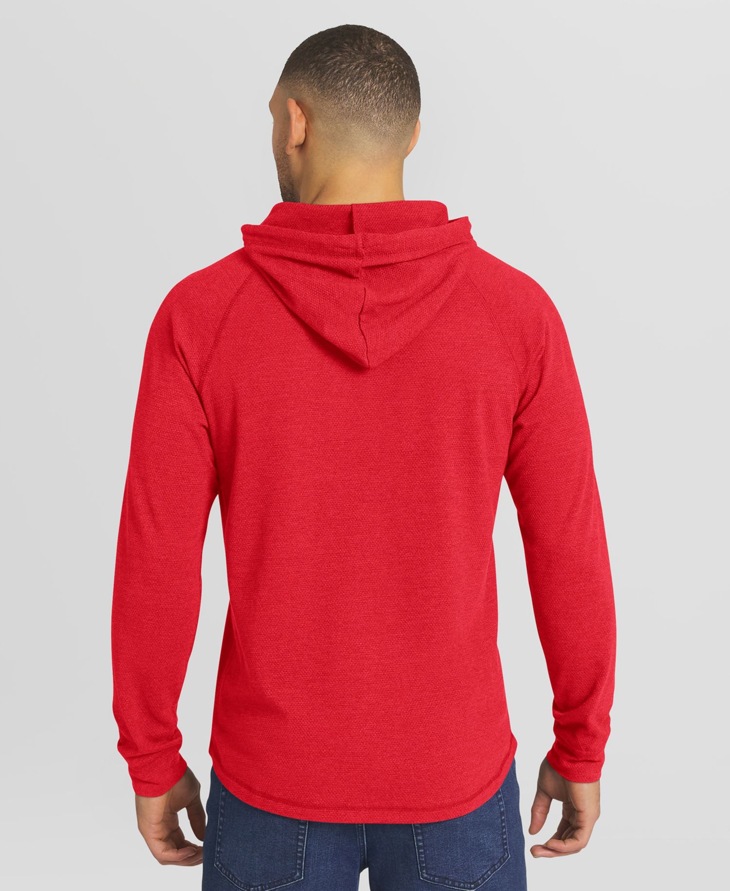 Men's Red Philadelphia Phillies Raglan Hooded Long Sleeve T-Shirt