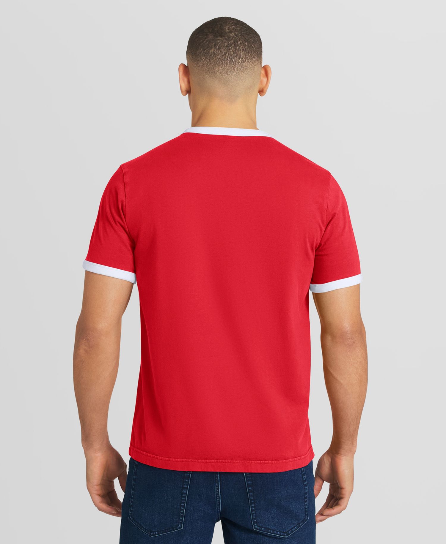 Men's Red St. Louis Cardinals Washed Ringer T-Shirt