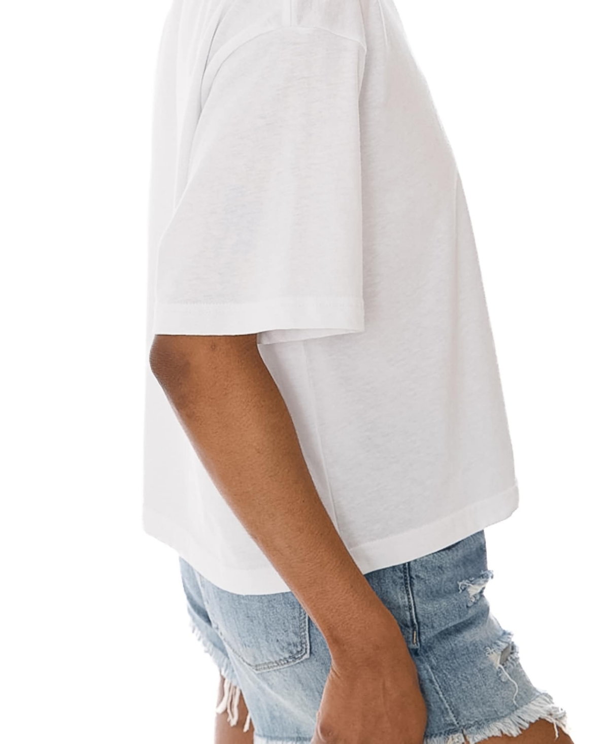 Gameday Couture Women's White Lehigh Mountain Hawks Claim To Fame Boxy Cropped T-Shirt