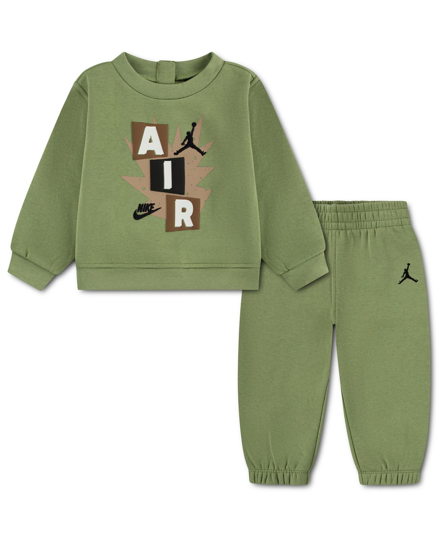 Baby Boys' Logo Crewneck Sweatshirt and Jogger Pants, 2-Piece Set