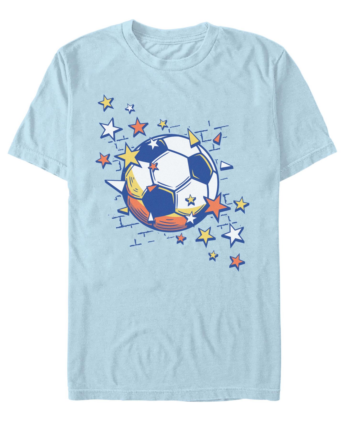 Мужская футболка Fifth Sun Soccer Ball Graphic, цвет: Светлый синий — фото 1