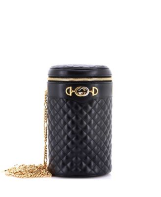 Trapuntata Crossbody Belt Bag Quilted Leather