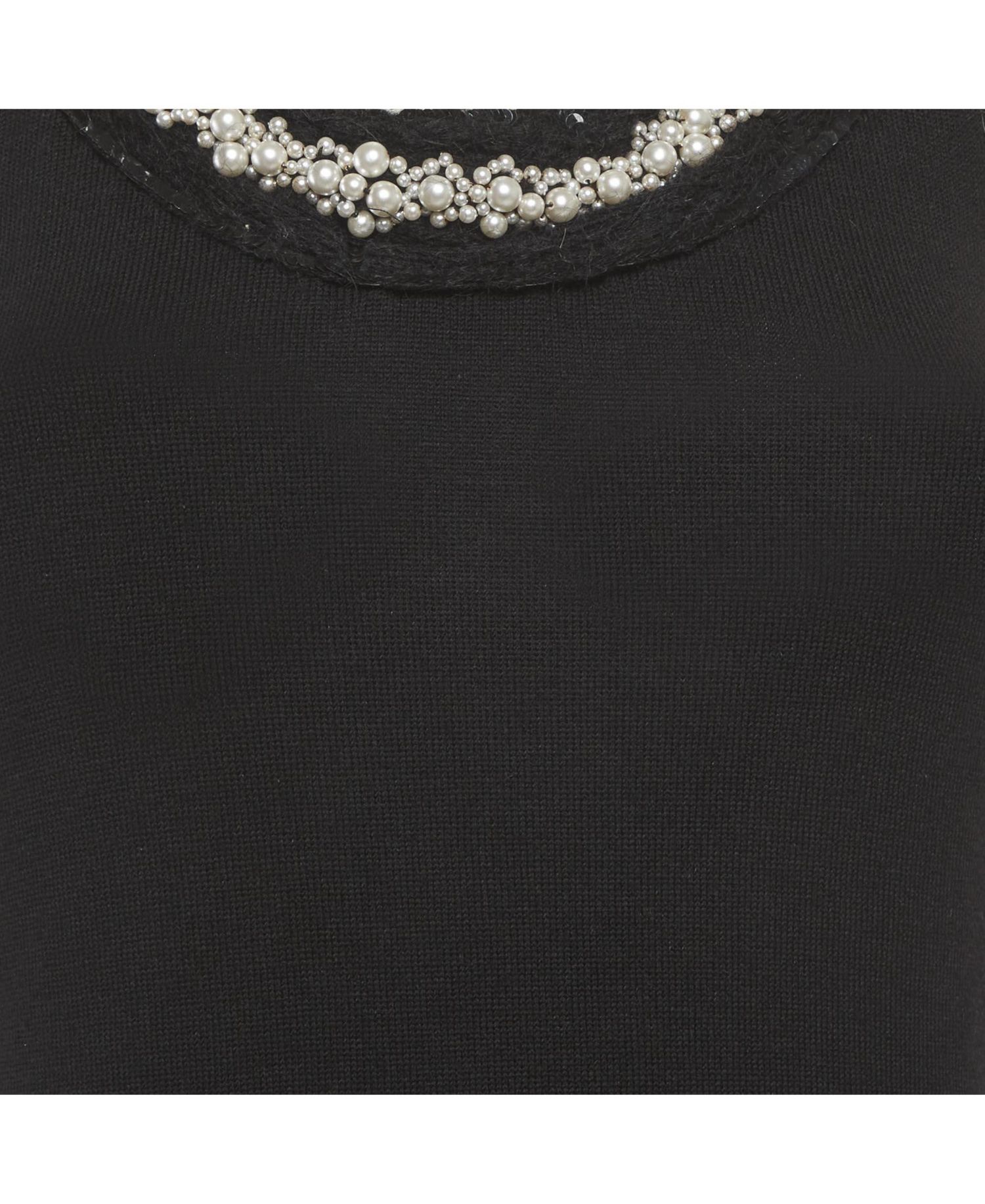 Women's Stretch Knit Beaded Top
