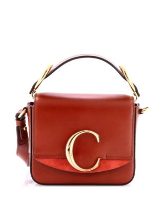 Mini C Flap Bag Leather