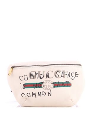 Medium Logo Belt Bag Printed Leather