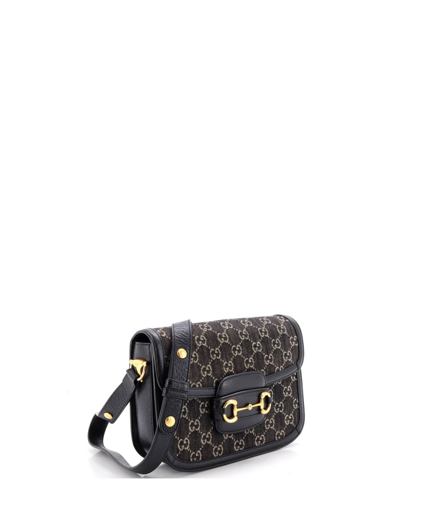 Small Horsebit 1955 Shoulder Bag GG Denim